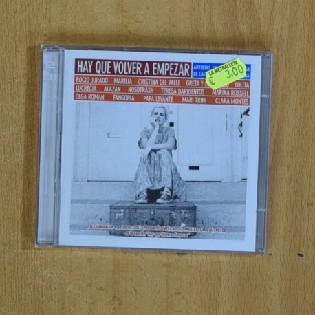 VARIOS - HAY QUE VOLVER A EMPEZAR - 2 CD