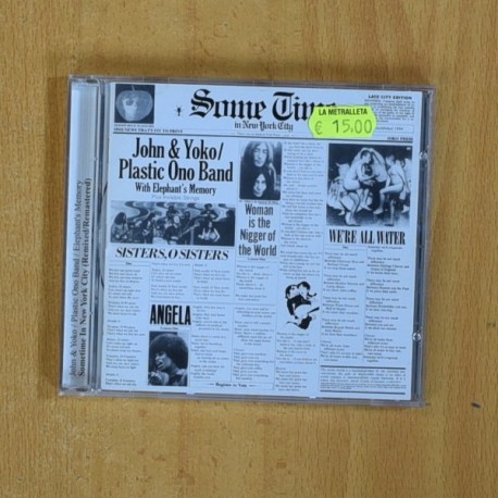 JOHN & YOKO - SOME TIMES - CD