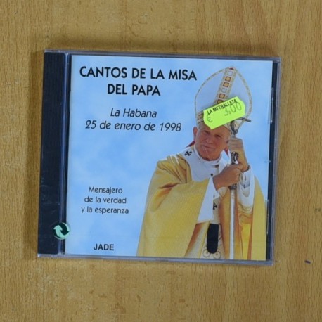VARIOS - CANTOS DE LA MISA DEL PAPA LA HABANA 25 DE ENERO DE 1998 - CD