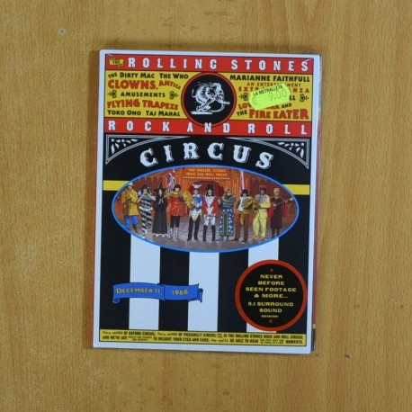 THE ROLLING STONES - ROCK AND ROLL CIRCUS - DVD