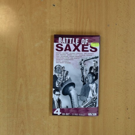 VARIOS - BATTLE OF SAXES - 4 CD