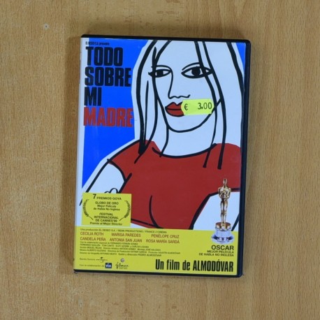TODO SOBRE MI MADRE - DVD