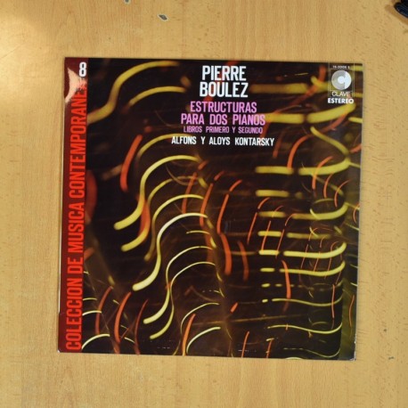 [359138] PIERRE BOULEZ - ESTRUCTURAS PARA DOS PIANOS - LP