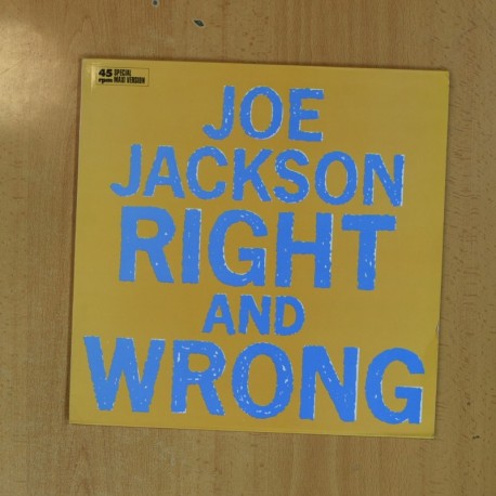 [360593] JOE JACKSON - RIGHT AND WRONG - MAXI