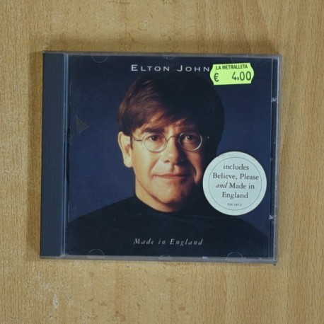 ELTON JOHN - MADE IN ENGLAND - CD