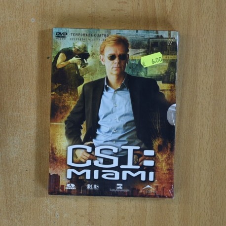 CSI MIAMI - CUARTA TEMPORADA - DVD