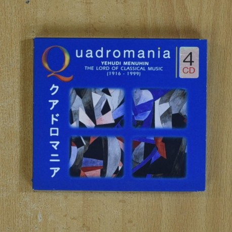 YEHUDI MENUHIN - THE LORD OF CLASSICAL MUSIC 1916 / 1999 - 4 CD