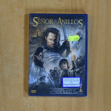 EL SEÑOR DE LOS ANILLOS EL RETORNO DEL REY - DVD