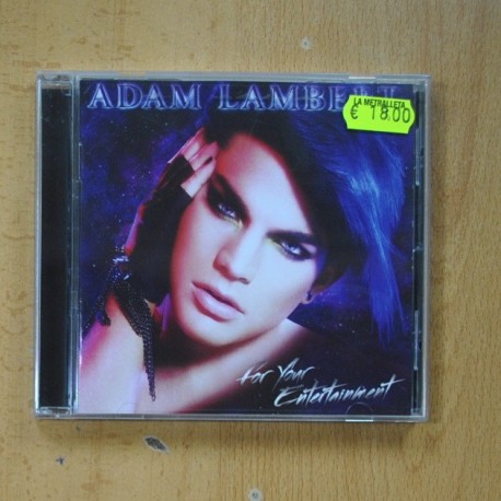 [302837] ADAM LAMBERT - FOR YOUR ENTERTAINMENT - CD