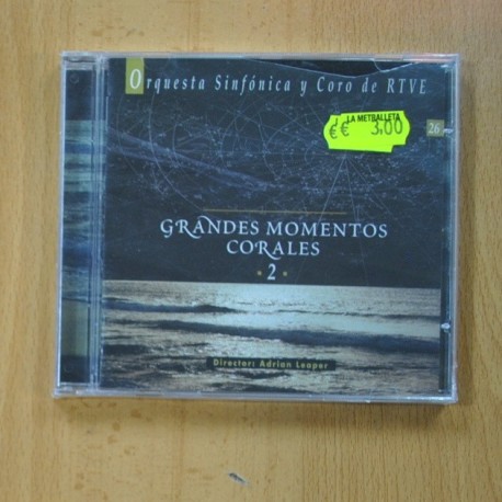 [284937] ADRIAN LEAPER / ORQUESTA SINFONICA Y CORO DE RTVE - GRANDES MOMENTOS CORALES 2 - CD