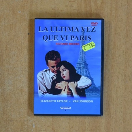 LA ULTIMA VEZ QUE VI PARIS - DVD