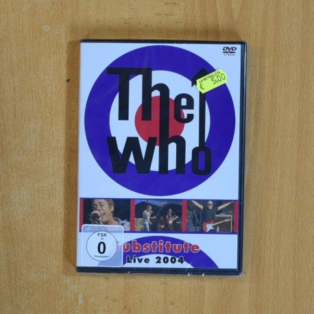THE WHO SUBSTITUTE LIVE 2004 - DVD
