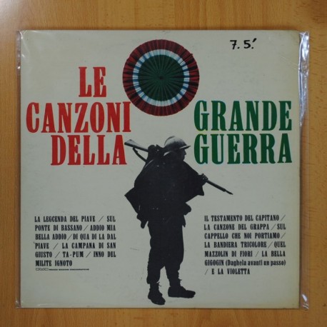 [136142] VARIOS - LE CANZONI DELLA GRANDE GUERRA - LP