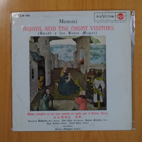 [142920] MENOTTI - AMAHL AND THE NIGHT VISITORS - LP