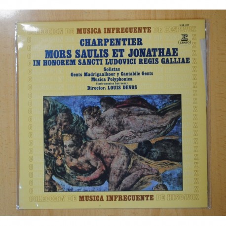 CHARPENTIER - MORS SAULIS ET JONATHAE - LP