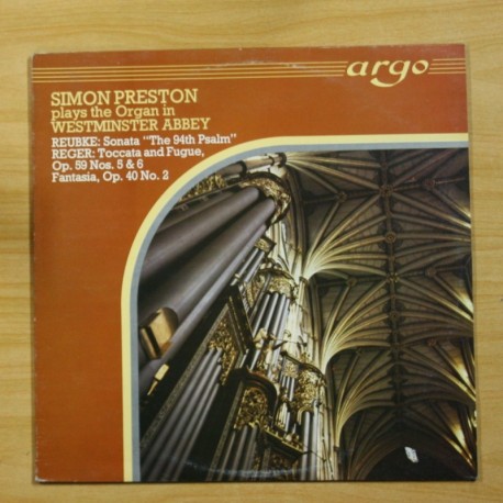 [1004204] SIMON PRESTON - PLAYS THE ORGAN IN WESTMINSTER ABBEY - LP