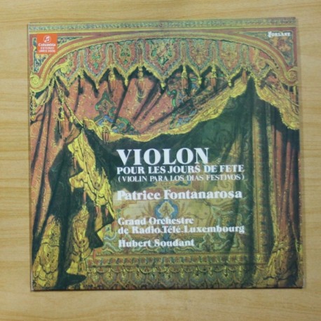 [1016834] PATRICE FONTANAROSA - VIOLON POUR LES JOURS DE FETE - LP