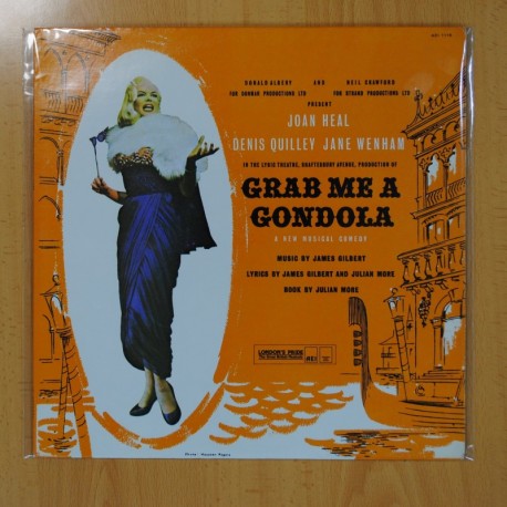 [127166] JAMES GILBERT - GRAB ME A GONDOLA - BSO - LP