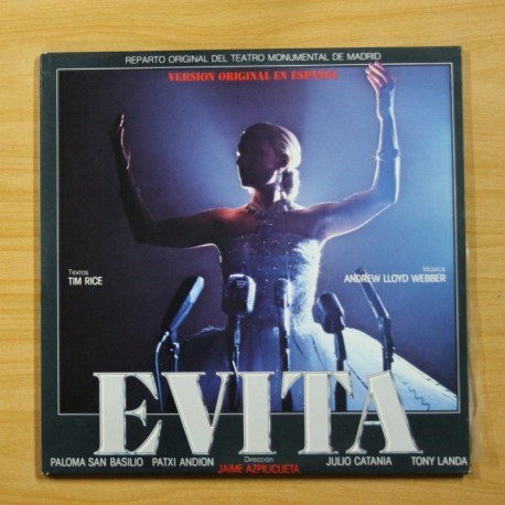 [1005326] TIM RICE / ANDREW LLOYD WEBBER - EVITA - GATEFOLD - 2 LP