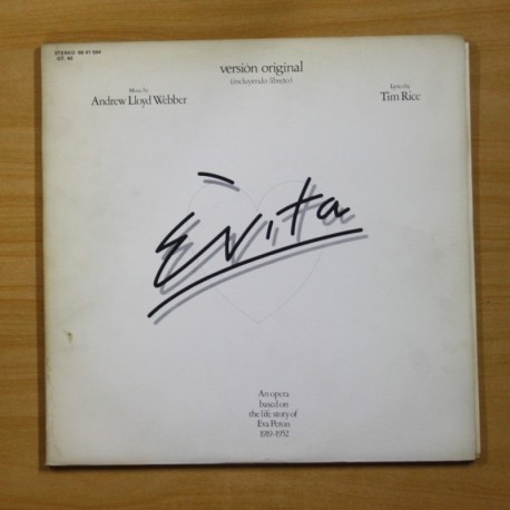 VARIOS - EVITA - GATEFOLD - 2 LP