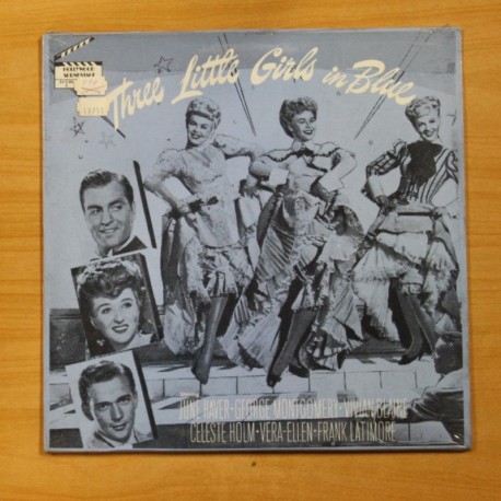 JUNE HAVER / GEORGE MONTGOMERY - THREE LITTLE GIRLS IN BLUE - LP