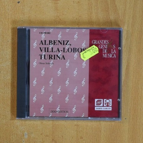 [383898] ALBENIZ / VILLA LOBOS / TURINA - ALBENIZ / VILLA LOBOS / TURINA - CD