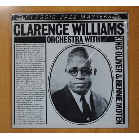 [218334] CLARENCE WILLIAMS - WITH KING OLIVER & BENNIE MOTEN - GATEFOLD - LP
