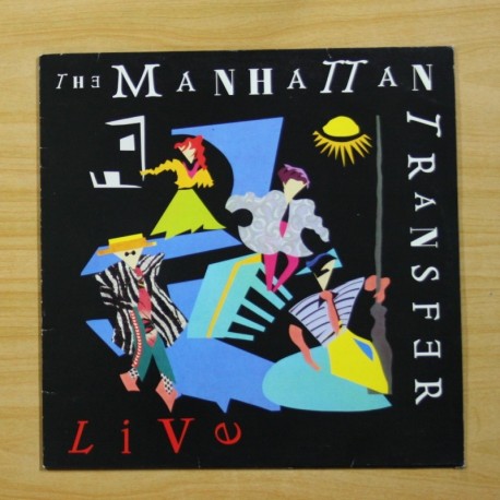 THE MANHATTAN TRANSFER - LIVE - LP