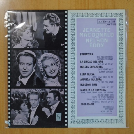 JEANETTE MACDONALD / NELSON EDDY - JEANETTE MACDONALD / NELSON EDDY - LP