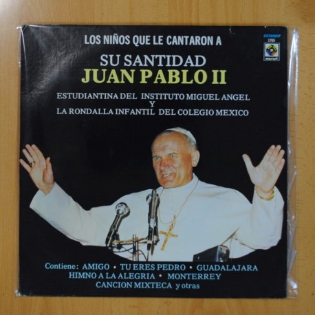 [136132] VARIOS - LOS NIÑOS QUE LE CANTARON A SU SANTIDAD JUAN PABLO II - LP