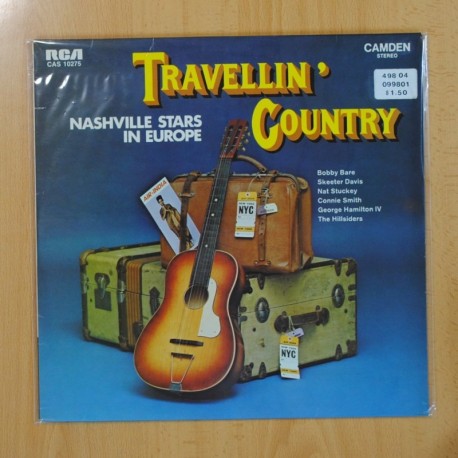 [141109] VARIOS - TRAVELLIN' COUNTRY NASHVILLE STARS IN EUROPE - LP