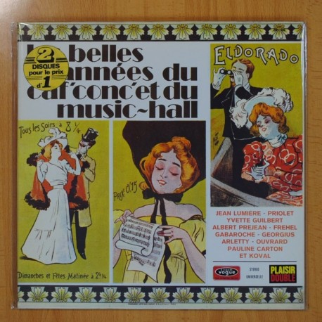 [198111] VARIOS - LES BELLES ANNEES DU CAF CON´ET DU MUSIC HALL - 2 LP