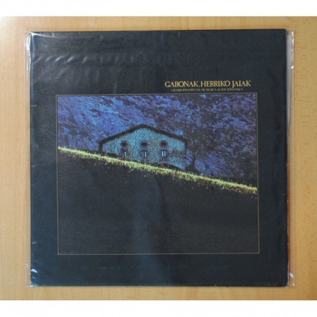 VARIOS - GABONAK HERRIKO JAIAK (GRABACION ESPECIAL DE MUSICA AUTOCTONA VASCA) - GATEFOLD - LP