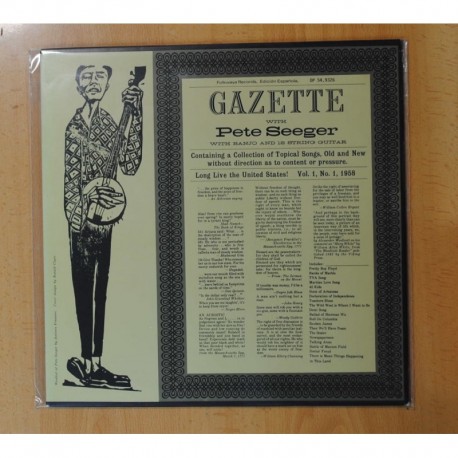 [254186] PETE SEEGER - GAZETTE WITH PETE SEEGER - LP