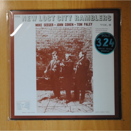 [258583] MIKE SEEGER, JOHN COHEN & TOM PALEY - NEW LOST CITY RAMBLERS - LP