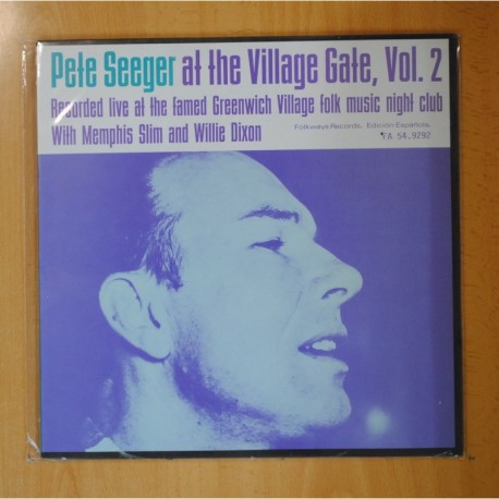 [258585] PETE SEEGER - AT THE VILLAGE CAFE VOL 2 - LP