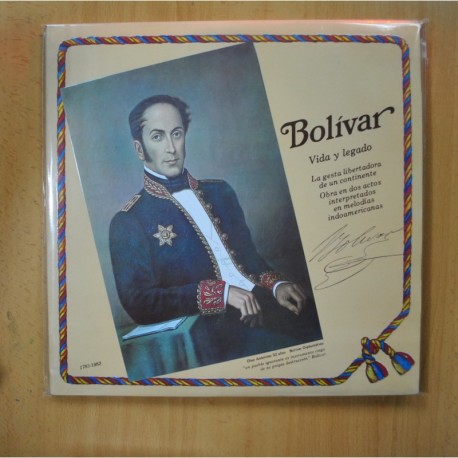 ANTONIO DEL VILLAR - BOLIVAR VIDA Y LEGADO - GATEFOLD - 3 LP