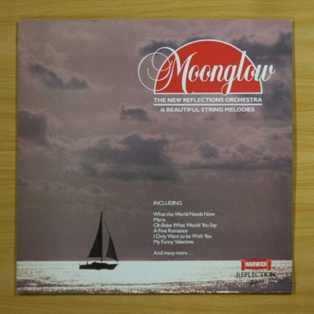 [1001525] THE NEW REFLECTIONS ORCHESTRA - MOONGLOW 16 BEAUTIFUL STRING MELODIES - LP