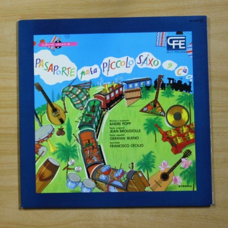 [1010428] ANDRE POPP - PASAPORTE PARA PICCOLO SAXO Y CIA - GATEFOLD - LP