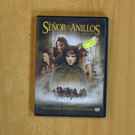 EL SEÑOR DE LOS ANILLOS LA COMUNIDAD DEL ANILLO - DVD