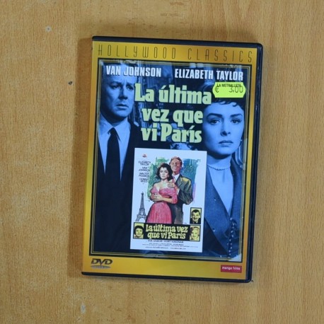 LA ULTIMA VEZ QUE VI PARIS - DVD