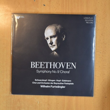 BEETHOVEN - SYMPHONY NO 9 CHORAL - 2 LP