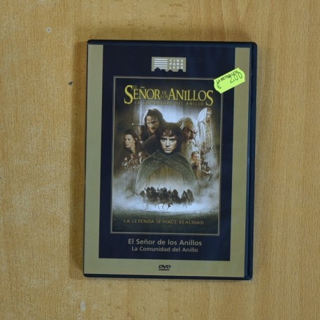 EL SEÑOR DE LOS ANILLOS LA COMUNIDAD DEL ANILLO - DVD