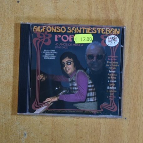 ALFONSO SANTIESTEBAN - POP 45 AÑOS DE MUSICA - CD