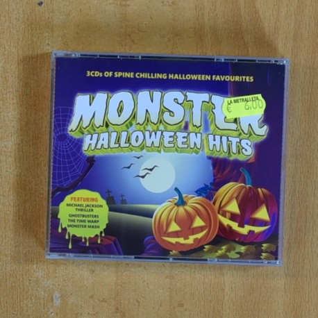 VARIOS - MONSTER HALLOWEEN HITS - 3 CD