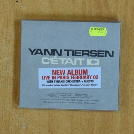 YANN TIERSEN - C ETAIT ICI - CD