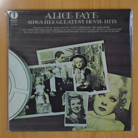 [144654] ALICE FAYE - SINGS HER GREATEST MOVIE HITS - LP