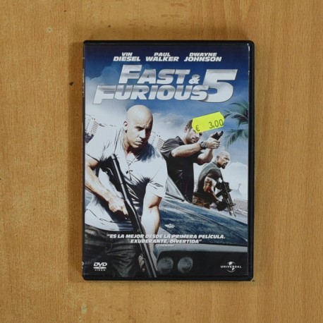 FAST & FURIOUS 5 - DVD