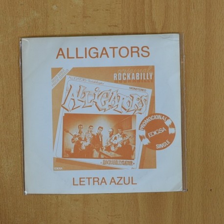 [339191] ALLIGATORS - LETRA AZUL - SINGLE