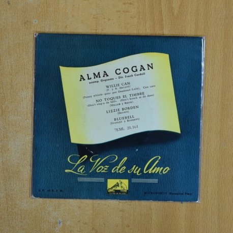 [401978] ALMA COGAN - WILLIE CAN + 3 - EP